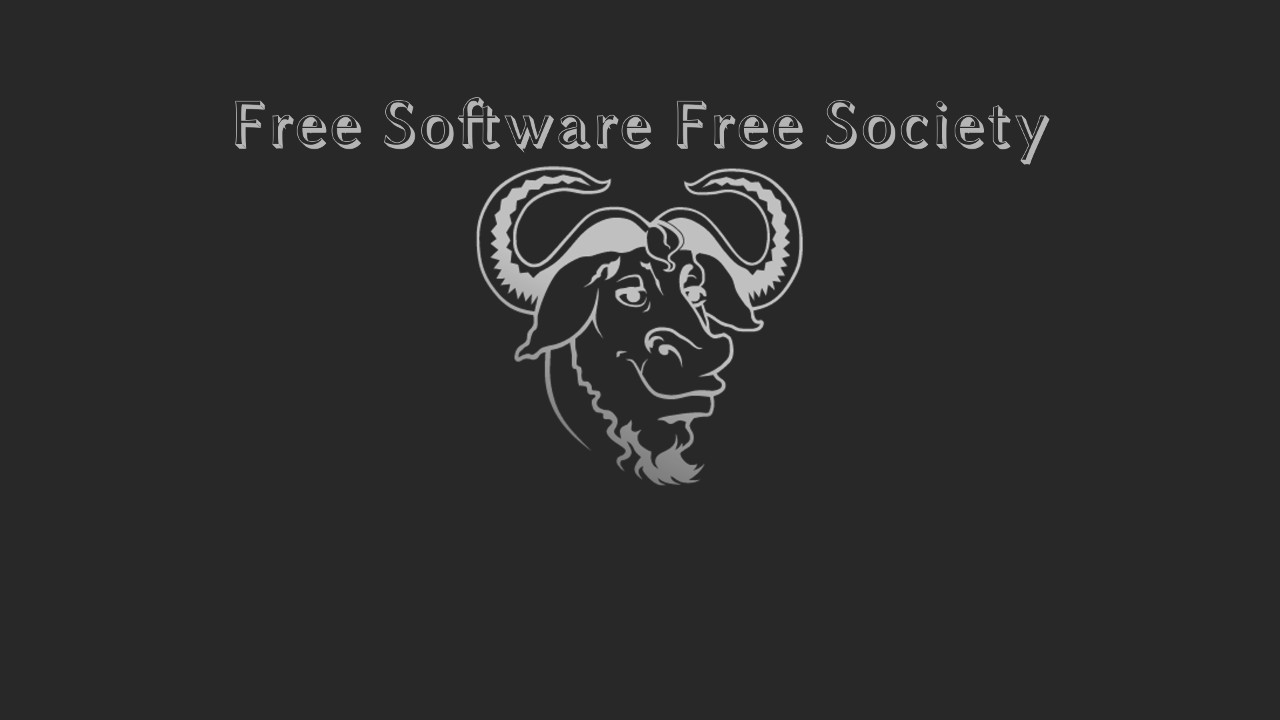 Free Software, Free Society